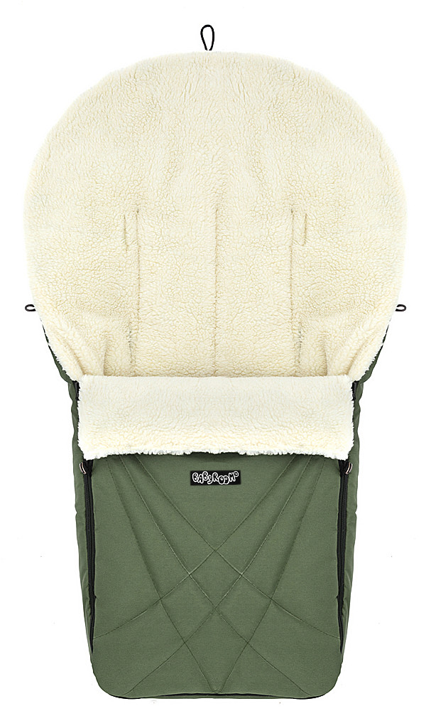 Зимний конверт Babyroom Wool N-8 green зеленый