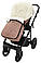 Зимовий конверт Babyroom Wool N-8 cappuccino капучино, фото 5