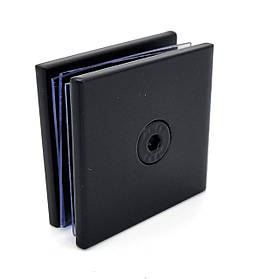 ODF-01-17-21 Кріплення для скла 180 градусів (через напів-отвір), чорне