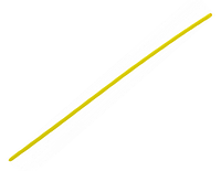Термоусадочная трубка Ø 1.0/0.5 мм желтая 1 метр