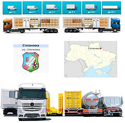 Вантажоперевезення  із Степанівки у Степанівку