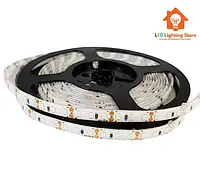 Світлодіодна стрічка RISHANG, smd2835, 12V, 120 led/m, 8.6W, 562Lm, IP65, жовта, RN68C0TA-B (9728)