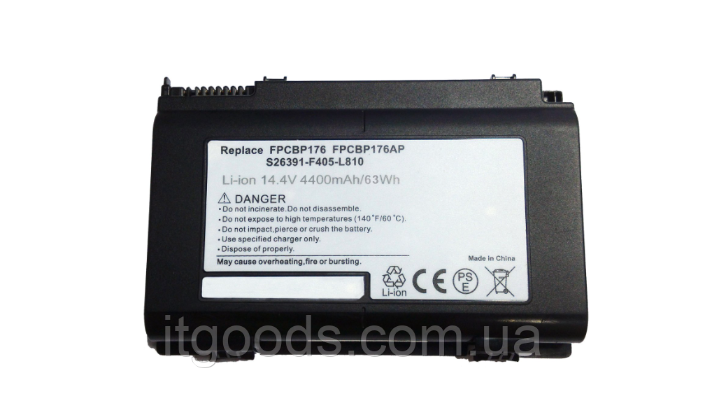АКБ Fujitsu LifeBook AH550 E780 E8410 E8420 E8420E E8420LA N7010 NH570 FPCBP176AP S26391-F405-L810 8 Cell