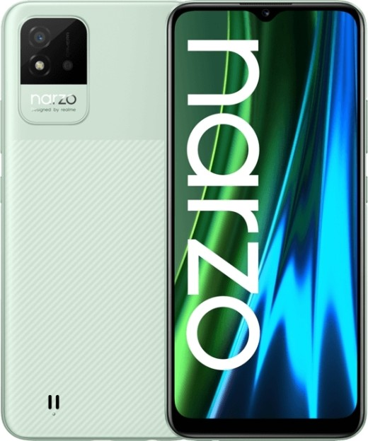 Смартфон Realme Narzo 50i Prime 4/64GB Green, экран 6.5" IPS, Unisoc SC9863A, 8/5 Мп, 4880мАч