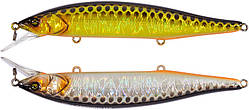 Воблер Jackall RV-Minnow 110SP HL Gold & Silver Black