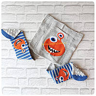 Дитячі колготки під памперс зі стопорками відмінна якість 0-8 місяців