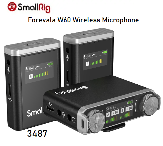 Бездротовий мікрофон SmallRig Forevala W60 Wireless Microphone 3487 (3487)