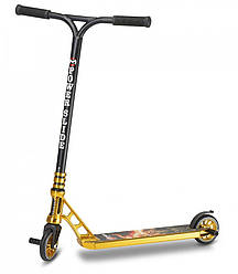 Трюковий двоколісний самокат Maraton Powerslide HIC 2022 колеса 110 мм з посиленими дисками (золотий)