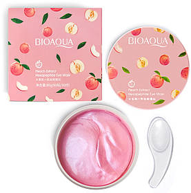 Гідрогелеві патчі з екстрактом персика BIOAQUA Peach Extract Hexapeptide Eye Mask, 60 шт.