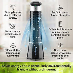 Б/У Мобільний кондиціонер Klarstein Skyscraper Ice 4-in-1, Німеччина, фото 4