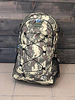 Туристический рюкзак VA T-09 55 л Походный для рыбалки пиксель (01V5505)