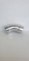 Ø 50 Поворот поручня 135° пустой система круг серебро для алюминиевых перил