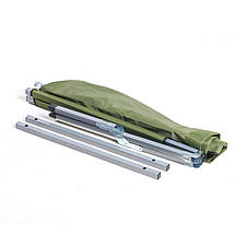Розкладачка похідна складна розкладачка армійська ліжко польове розкладне з чохлом Ranger Military Alum, фото 3