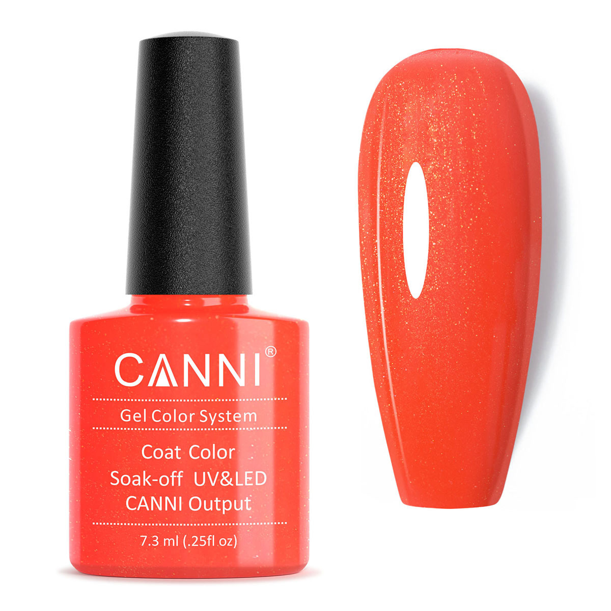 Гель-лак CANNI № 110 (красный с шиммером)