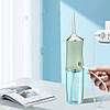 Іригатор для ротової порожнини Portable Oral Irrigator 230 мл / Портативний іригатор для чищення зубів, фото 6