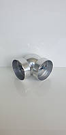 Ø 50 Поворот поручня универсальний система круг серебро для алюминиевых перил