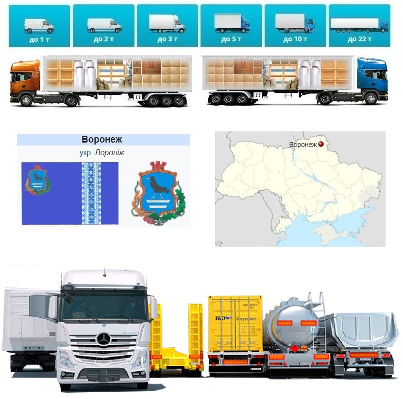 Вантажоперевезення смт. Вороніж  у смт. Вороніж