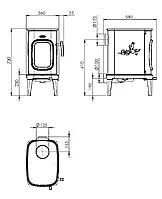 Чавуна піч Dovre Saga 101, фото 8