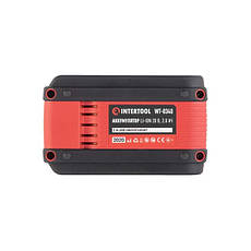 Акумулятор 20 В, Li-ion, 2.0 Аг, індикатор рівня заряду INTERTOOL WT-0340, фото 6