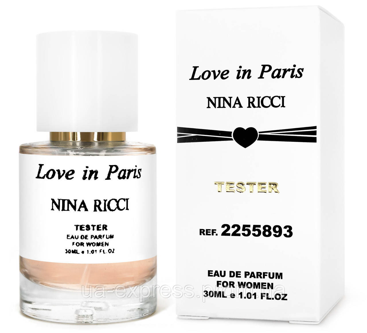 Купить Тестер женский Nina Ricci Love in Paris, 30 мл., цена 59.28 грн ...