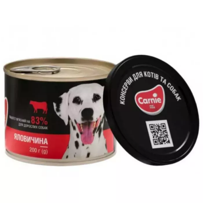 Купить Carnie (Карни) Влажный корм для собак всех пород, мясной паштет ...