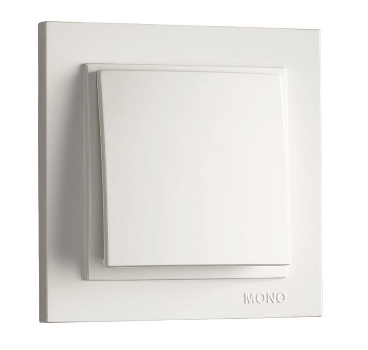 Вимикач 1 клав. DESPINA  СЛОНОВА КІСТКА (арт. 102-010025-100), фото 1