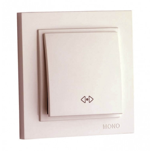 Вимикач 1 клав. проміжний  DESPINA  СЛОНОВА КІСТКА (арт. 102-010025-112), фото 1