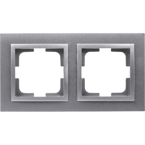 Рамка 2-а   DESPINA  СРІБЛЯСТИЙ (арт. 102-210000-161), фото 1