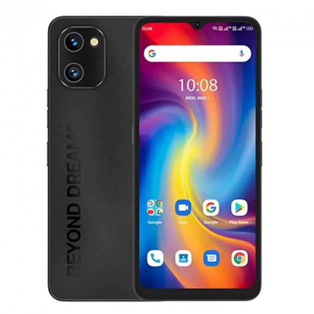 Смартфон Umidigi A13S 4/32 Gb Black, 16+8/8 Мп, 8 ядер, 2sim, екран 6.7" IPS, 5150mAh, GPS, 4G