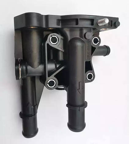 Корпус термостата 55577073 1338177 Opel Astra 3 H Zafira B Insignia Vectra C Cruze Orlando Mokka 1,6 1,8, фото 3