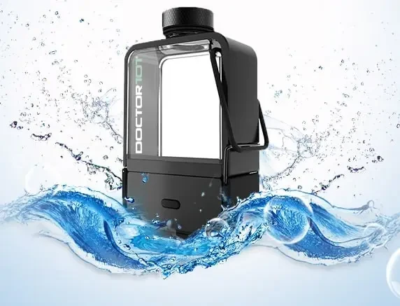 Воднева пляшка-генератор Nika-101. Прямокутна воденьна пляшка з титановими електродом, фото 1