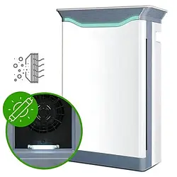 Очищувач повітря + ультрафіолетова лампа + іонізатор 3-в-1 "Tower-101". Повітря очищувач. 8-стульне очищення