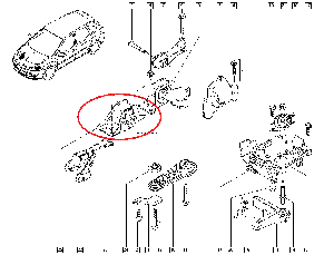 Renault (Original) 8200140431 — Права подушка двигуна на Рено Кліо 3 с 2005г., фото 2