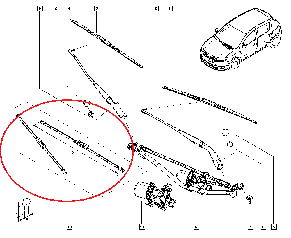 Renault (Original) 288902078R — Комплект щіток склоочисника (550+475 мм) на Renault Logan 2, Sandero 2, фото 2