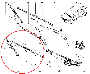 Renault (Original) 288902078R — Комплект щіток склоочисника (550+475 мм) на Renault Duster 2, фото 2