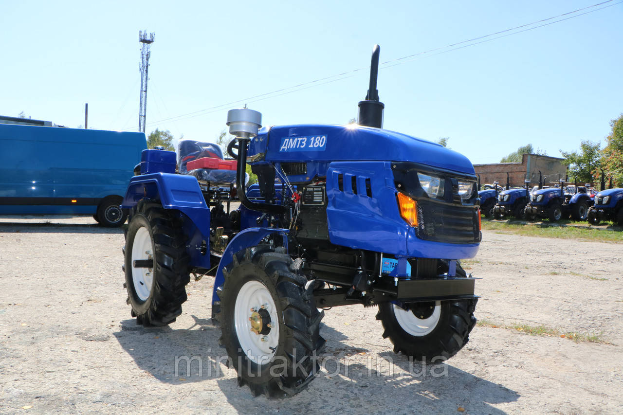 Мототрактор ДМТЗ 180, БУЛАТ, ЗУБР, КЕНТАВР 18/23 лс+Фреза+плуг+Гідравліка, фото 1