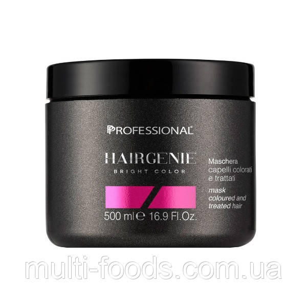 Маска для блиску фарбованого волосся  Professional Hairgenie, 500 мл