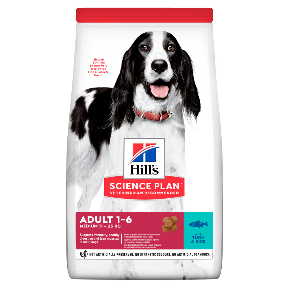 Hill’s Science Plan Adult Medium Breed Сухий корм для дорослих собак середніх порід з тунцем і рисом 2,5 кг