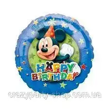 Кулька фольгована кругла Міккі Маус, фото 1