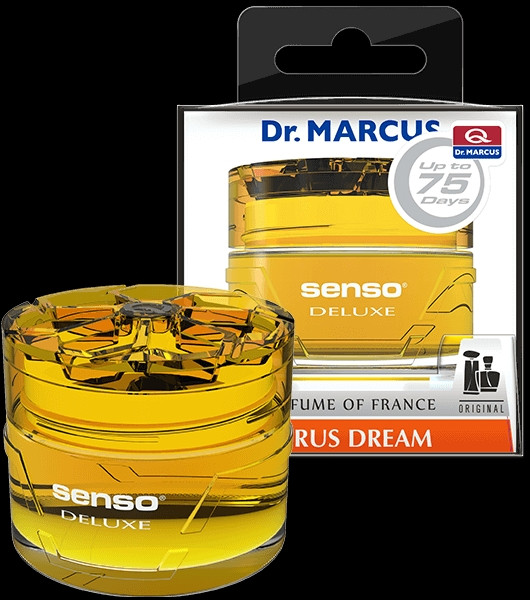 Авто освіжувач Dr. Marcus Senso Deluxe, Ароматизатор автомобільний (Пахучка в салон авто) Citrus dream