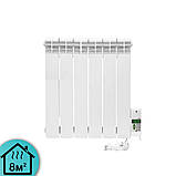 Електрорадіатор ELECTRO.6W, стандарт 500/96 (168Вт) Wi-Fi 650Вт, фото 3