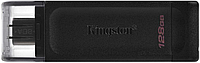 Флешка 128GB Kingston DT70 Type-C USB3.2, Black