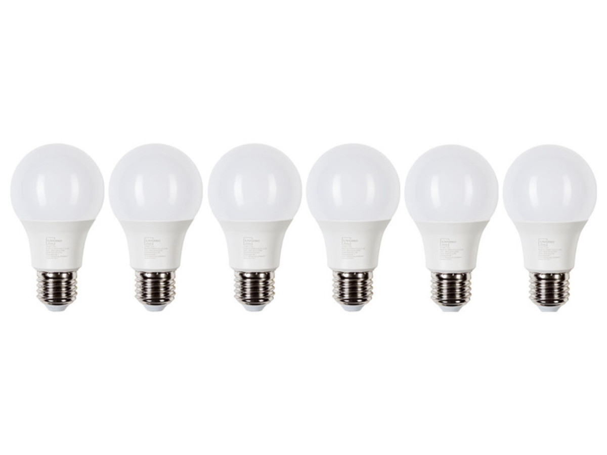 Набір 6 шт LED лампочок, лампочка 5,5 Вт Е 27, 470 Лм Livarno Home, лампа