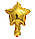 Шар фольгований "Зірка золото". Розмір:10"(25см)., фото 2