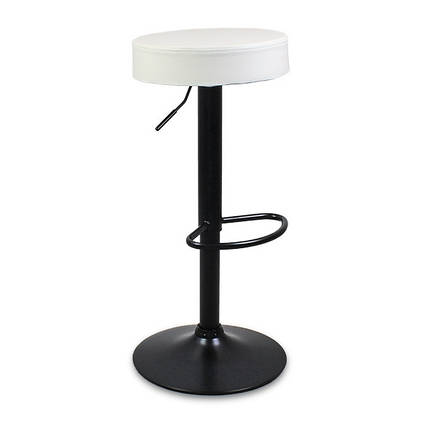 Барний стілець Just Sit Imago Porto до 100 кілограмів. Білий барний стілець, фото 1