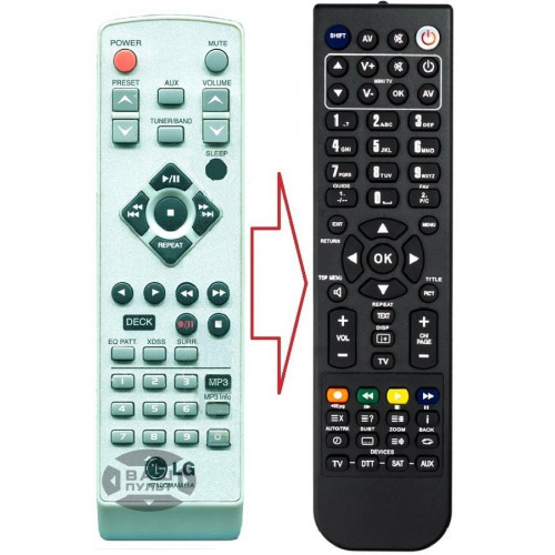 Пульт для LG 6710CMAM11A (аналог), фото 1