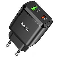 HOCO N5 PD 20W QC3.0 1USB та Type C 3A кабель с Type-C на Type-C чорний