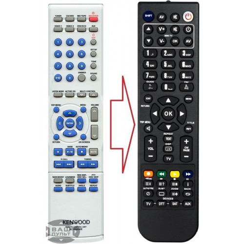 Пульт для KENWOOD RC-R0630E (аналог), фото 1