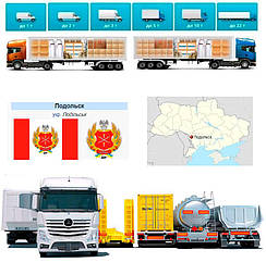 Вантажоперевезення із Подільська у Подільськ