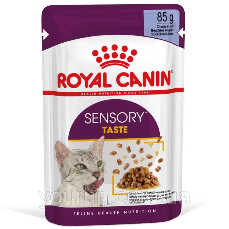Royal Canin Sensory Taste in Jelly - консерви для котів привабливих до смаку (кусочки в желє)85гр